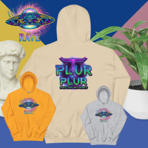 UFO – Rave Unisex Winter Hoodie