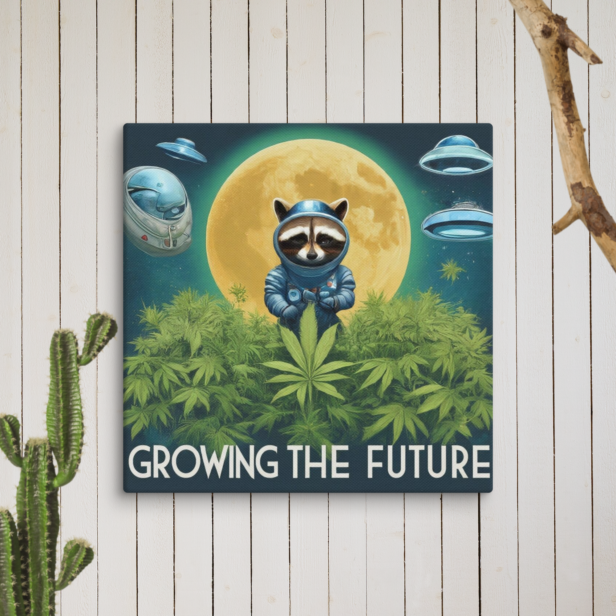 ZA - Canvas Print / Growing the Future (6"x6")